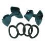 2 Bows and 4 Bobble Pack 8 COLOURS to choose from