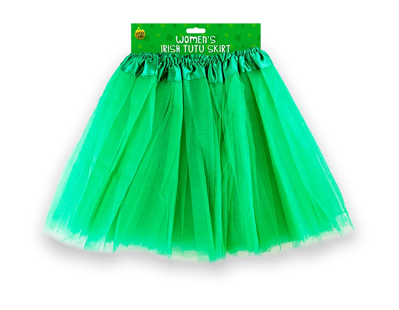 St Patrick's Day Green Tutu Skirt