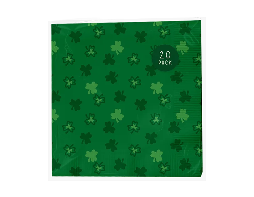St Patrick's Day Napkins (20pk)