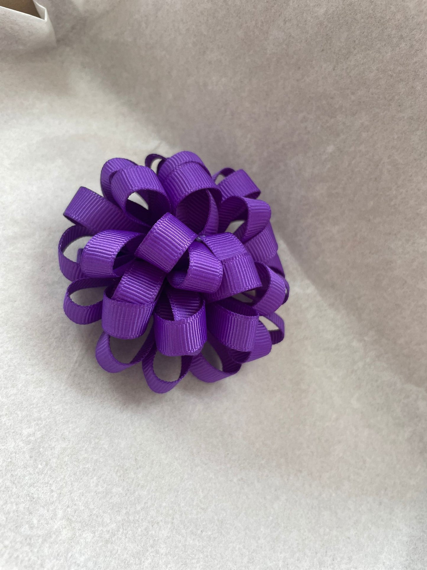 Ribbon Flower Bobble 8 COLOURS to choose from