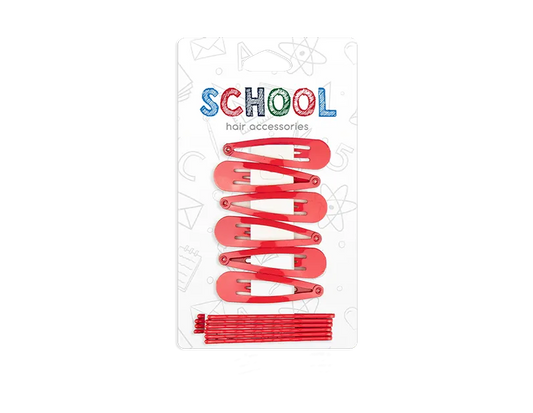 Girls Red Hair Clips