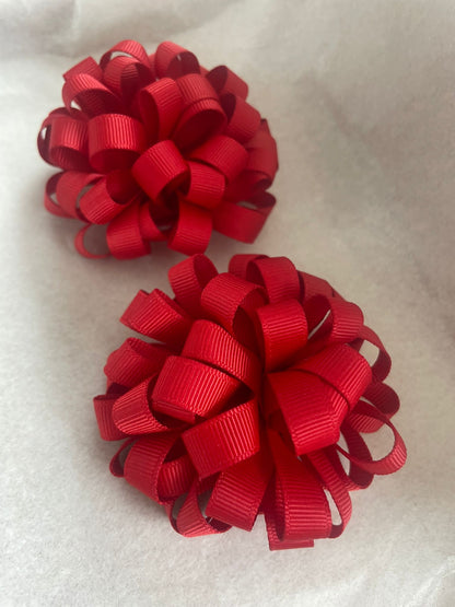 Ribbon Flower Bobble 8 COLOURS to choose from