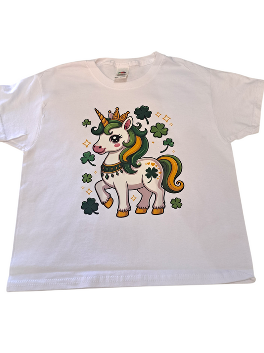 Unicorn Horse White T-Shirt