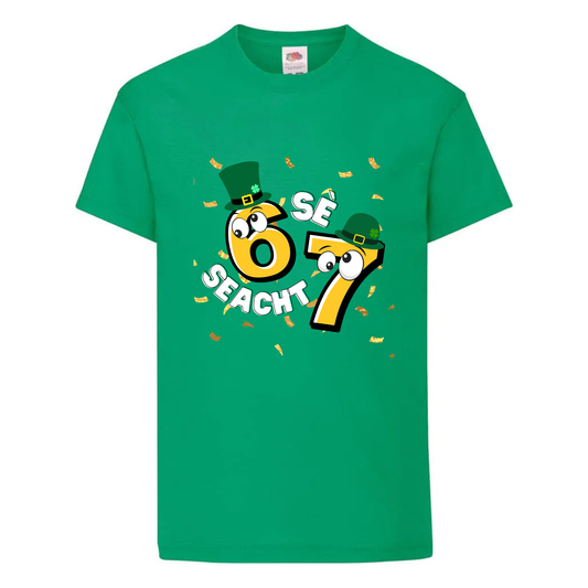 6 7 Sè Seacht Green T-Shirt