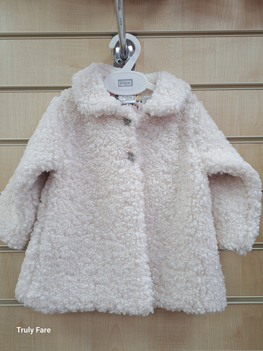 Curly Fleece Jacket Cream