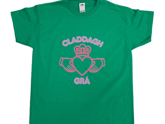Claddagh Gra Green T-Shirt