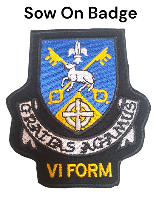 Our Lady and St Patrick's, Knock 6th Form sew on badge