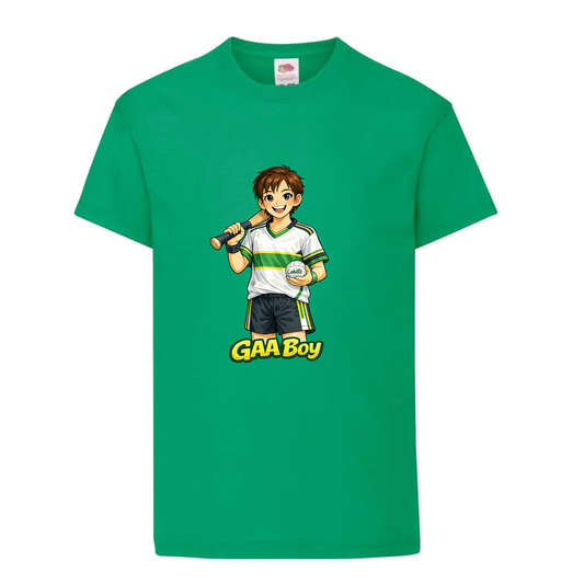 GAA Boy Hurling EXCLUSIVE DESIGN Green T-Shirt