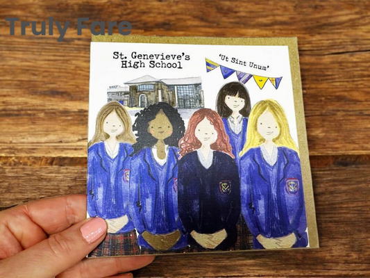 St Genevieve's Greetings Card