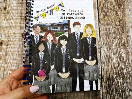 Our Lady and St Patrick's Knock A5 Ring Bound Notebook