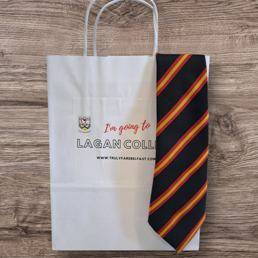 Lagan College Tie Bag keepsake