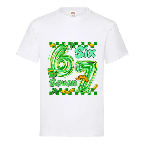 6 7 Balloon White T-Shirt