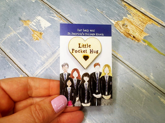 Our Lady and St Patrick's Knock Pocket Hug Keepsake