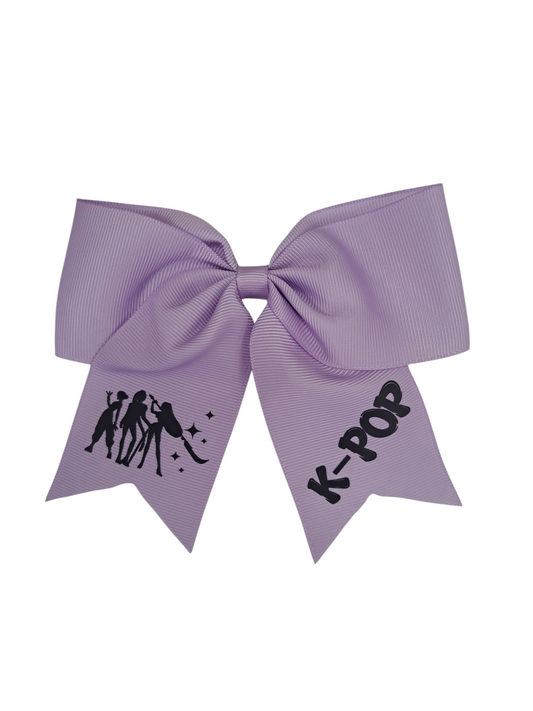 Purple KPop Bow Clip
