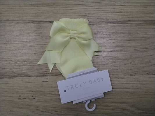 NT Lemon Sock with Bow
