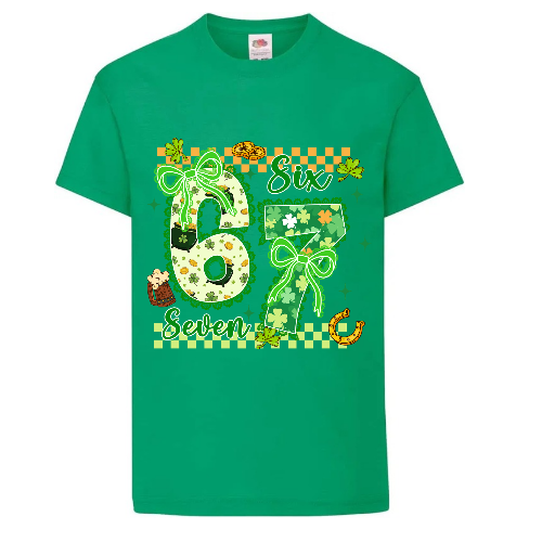 6 7 Bow Green T-Shirt