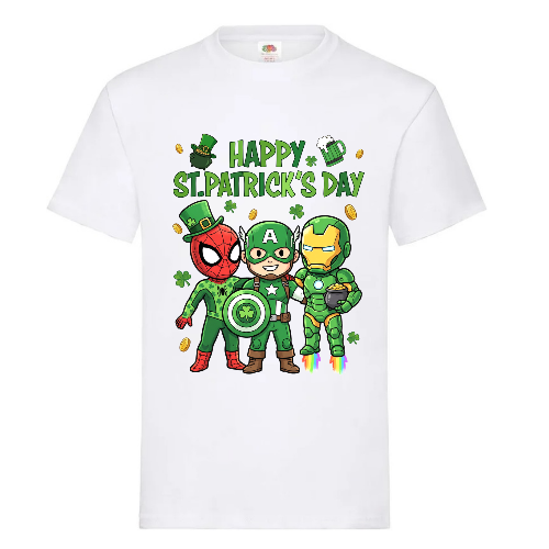 3 Heros White T-Shirt