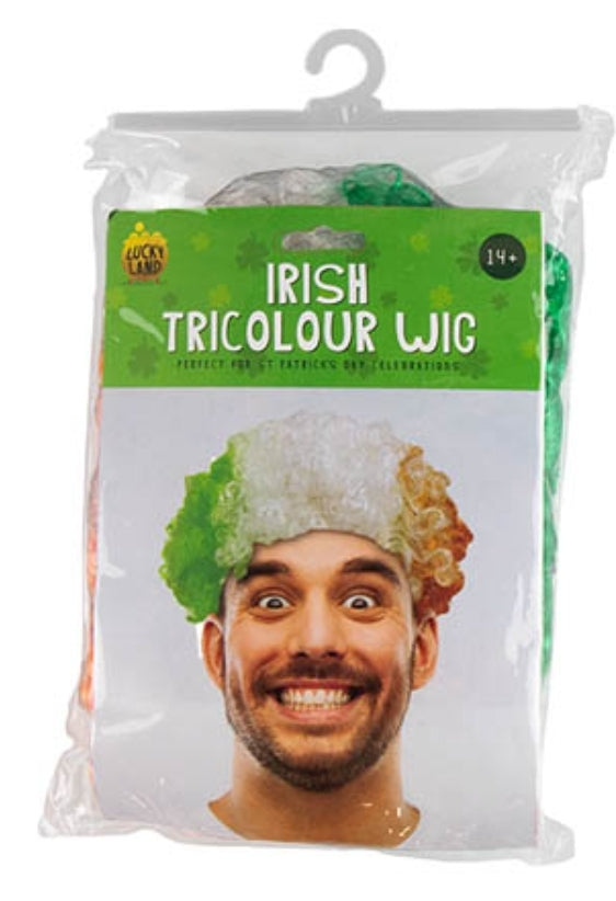 Irish tri colour wig