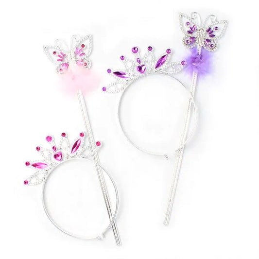 Wand and Tiara Butterfly Set 049733