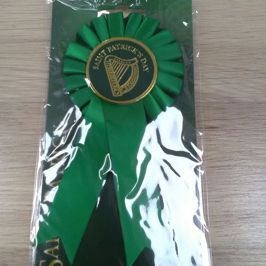 St. Patricks Day Harp rosette