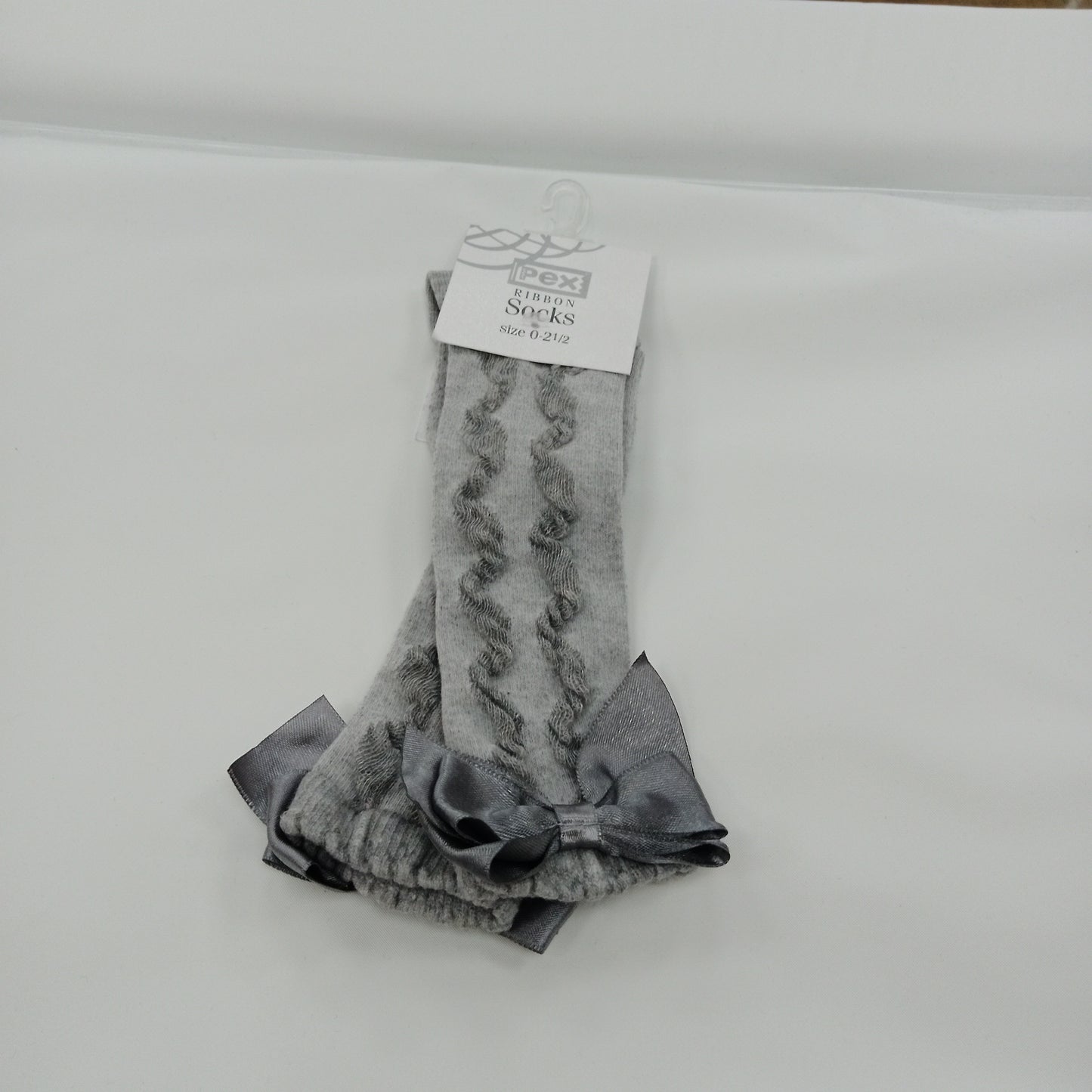 Pex Grey Grazia knee Sock