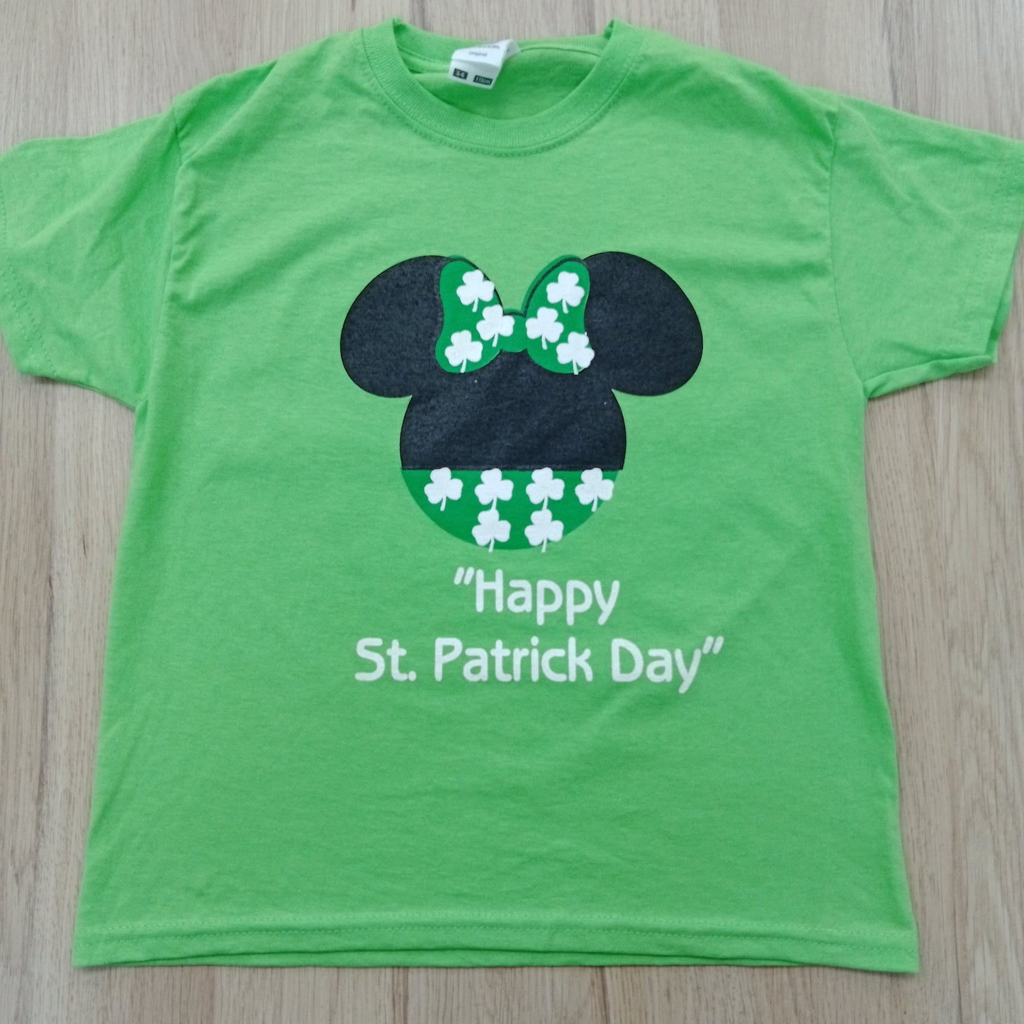 Lime Green Minnie Mouse Tshirt