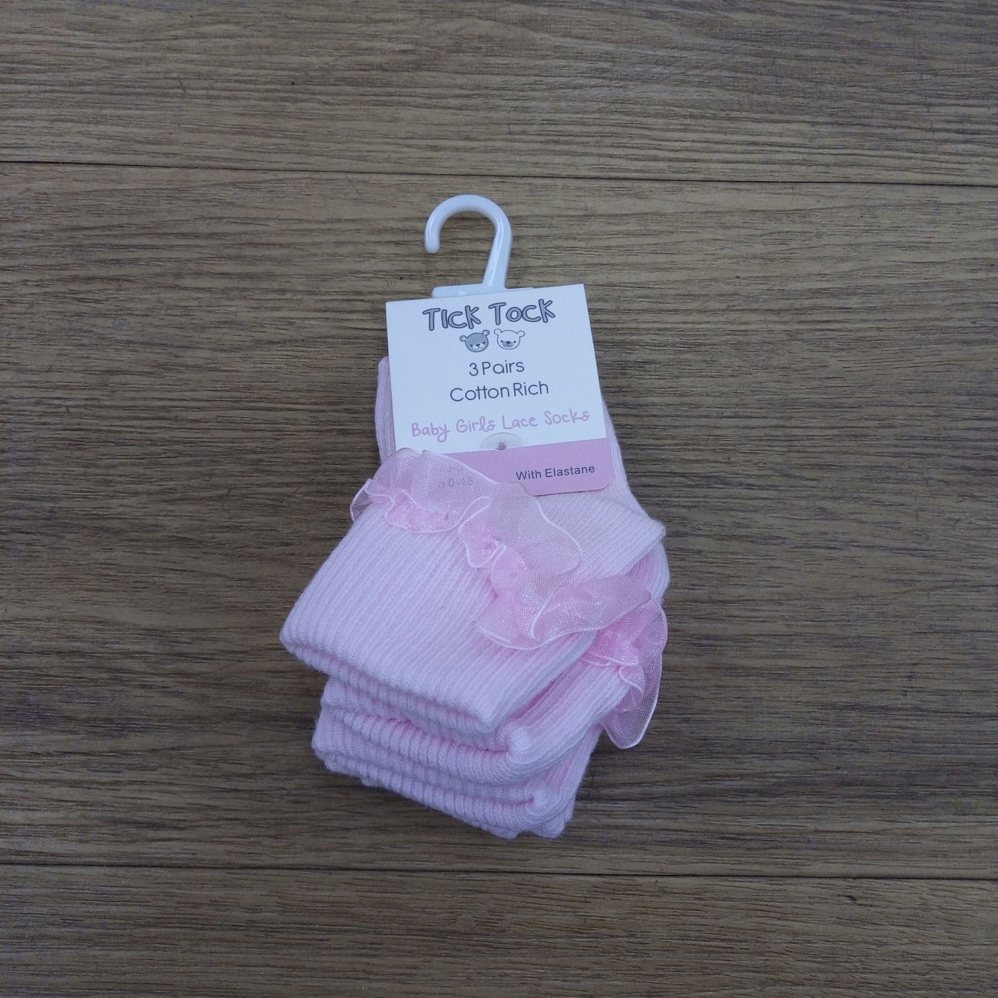 3 pack baby girls lace sock