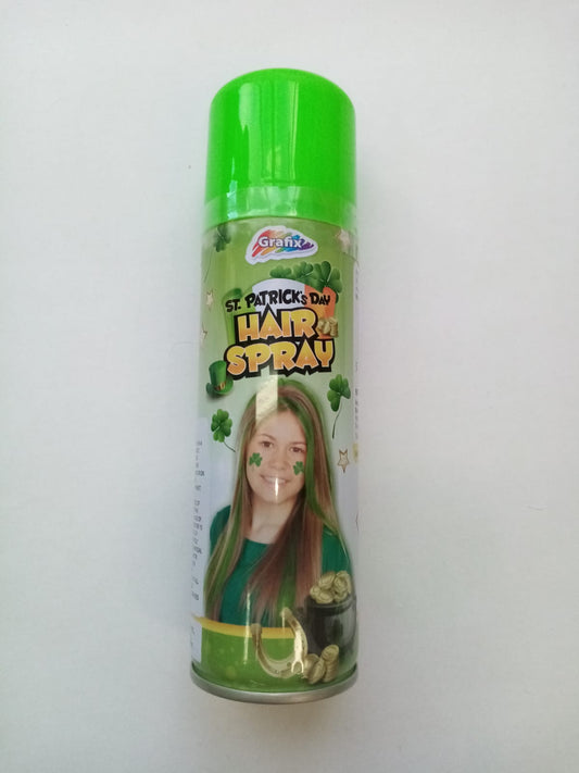 Green party hairspray