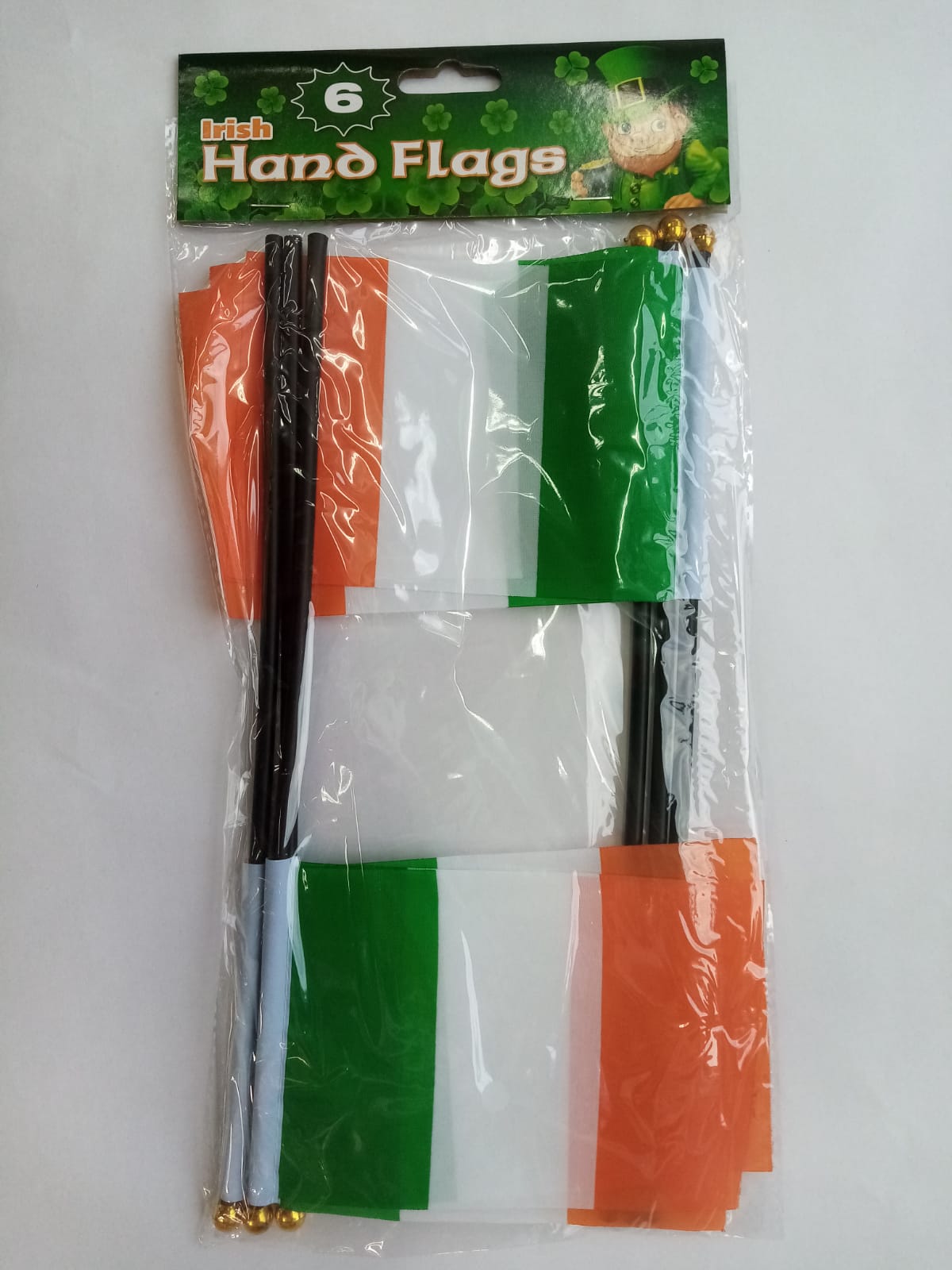 Tri colour hand flags