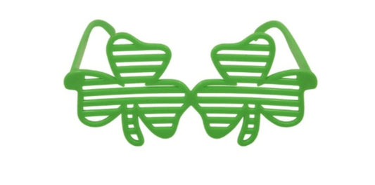 Shutter shamrock glasses