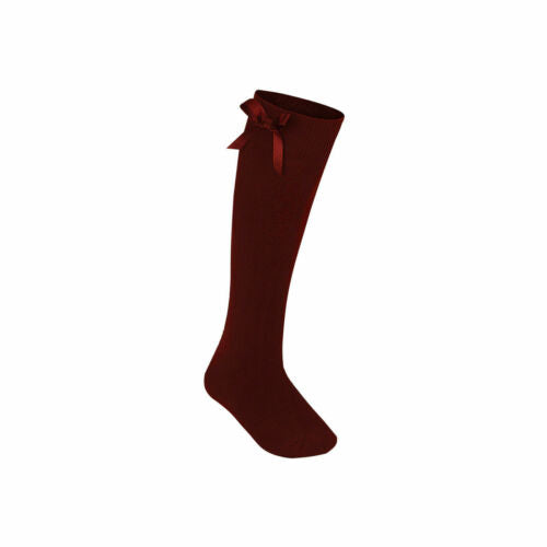 Wine school bow sock